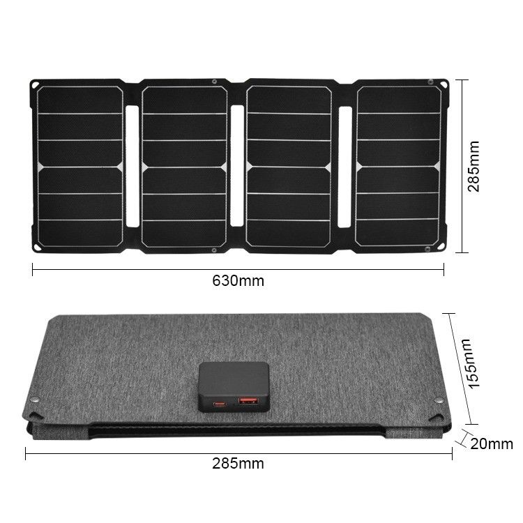 جدیدترین سلول خورشیدی IP68 30W 12V پنل خورشیدی تاشو مناسب برای کاربردهای دیگر
