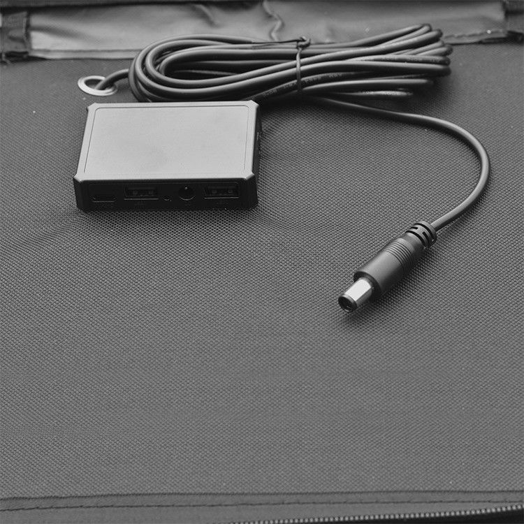 CE/FCC/ROHS/PSE گواهینامه 40W قابل حمل فولادی پنل خورشیدی شارژر تلفن همراه برای کمپینگ
