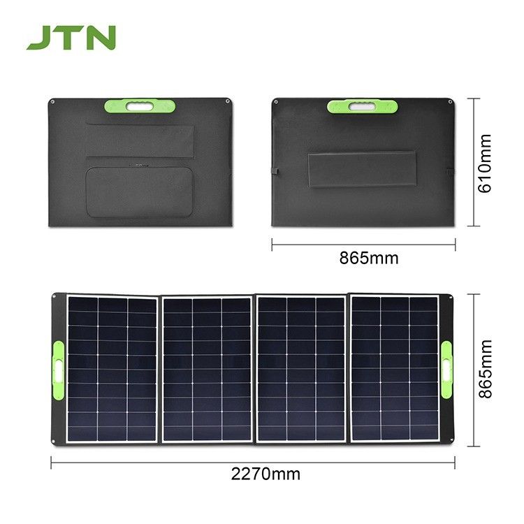 پانل خورشیدی تاشو 300W برای Ebike سلول خورشیدی MONO پشتیبانی OEM / ODM سفارشی