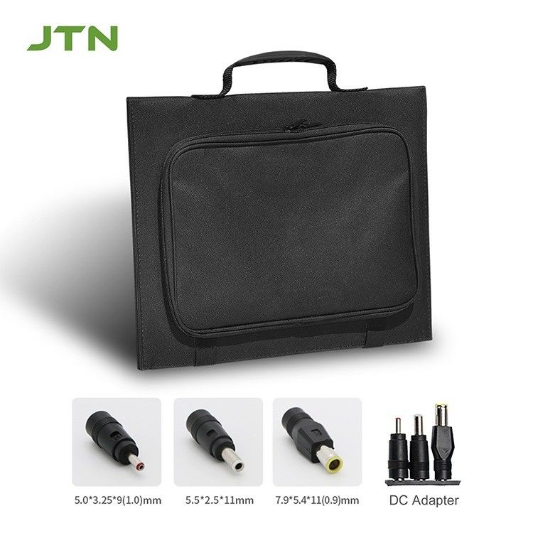 پنروک IP65 سلول خورشیدی مونو 30W USB 2.0 خروجی شارژر کمپینگ کوچک تاشو سیاه