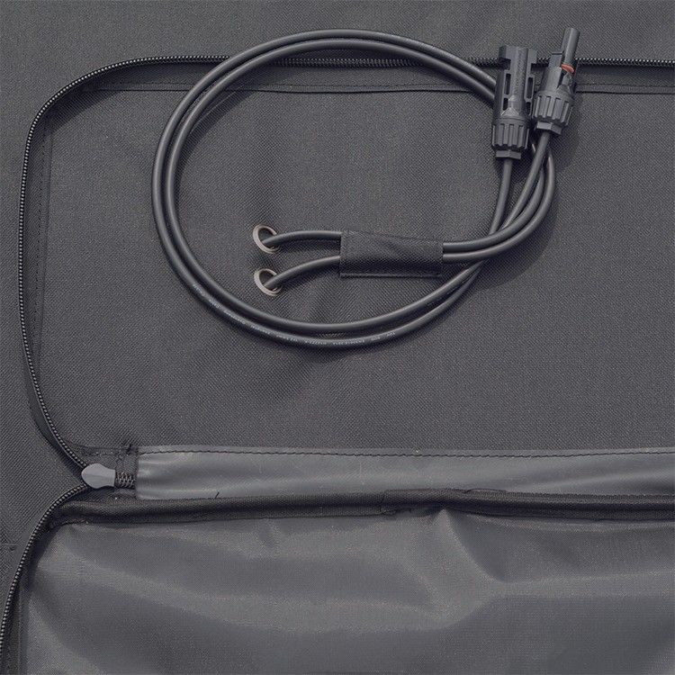 156.75mmx156.75mm سلول های 100W کیسه خورشیدی تاشو با خروجی USB MC4 و طراحی قابل حمل