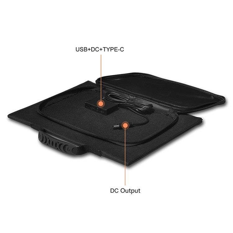 نیروگاه 30W اندازه سفارشی پنل خورشیدی تاشو با گواهینامه CE / FCC / ROHS / PET