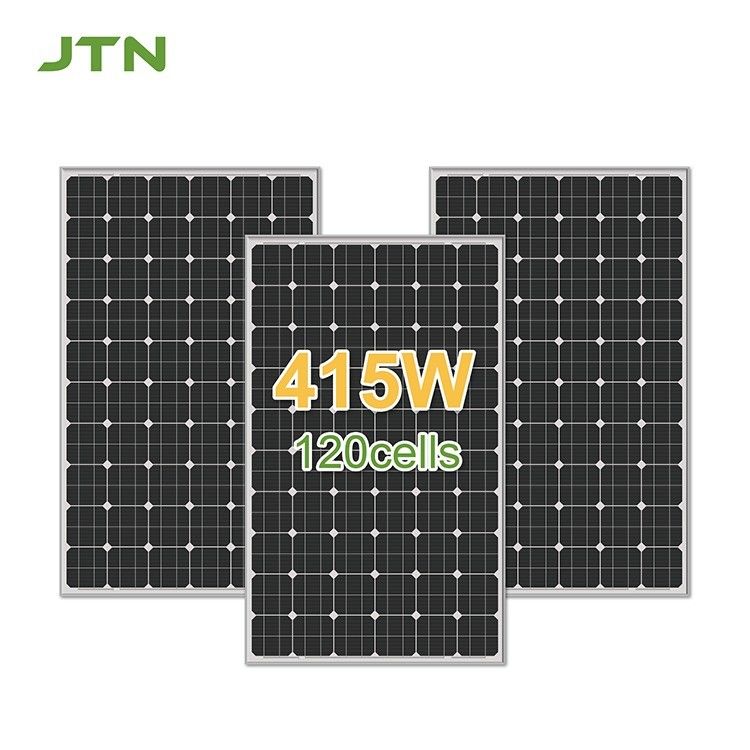 نام Protable پانل خورشیدی مونو 415w 400w برای خانه MC4 / DC / خروجی آندرسون کامل سیاه