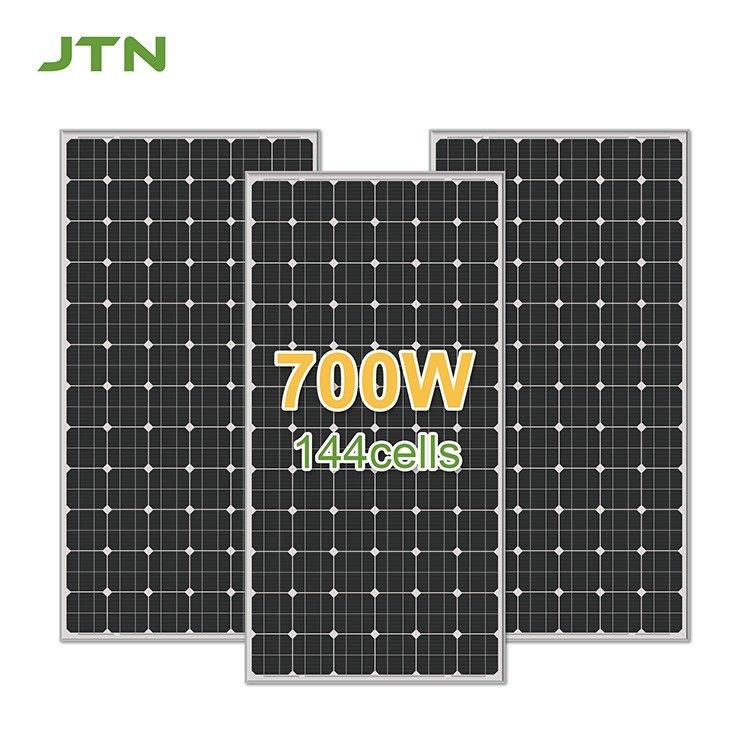12 سال کار HJT ماژول خورشیدی پانل سلول PV خورشیدی 700w 210mm پانل خورشیدی با قدرت بالا