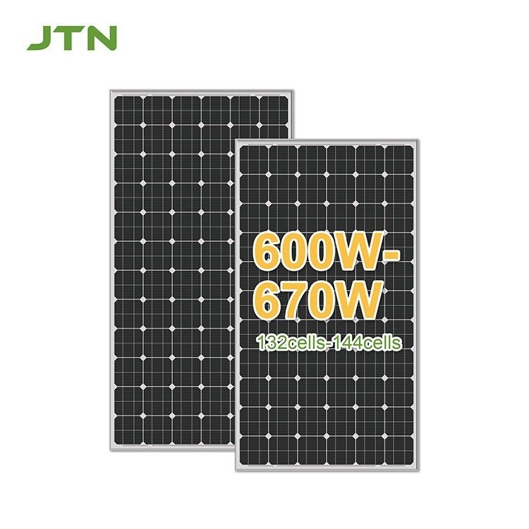 N نوع 700W پانل خورشیدی نیمه برش مونو ماژول خورشیدی برای خانه ODM