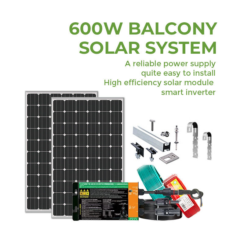 نصب سقف مونوبالکن سیستم خورشیدی 300W 375W 600W 800W نصب بدون دردسر